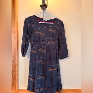 Boden Charcoal and Red Garment